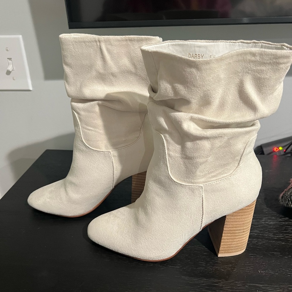 white booties